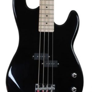 Full Size Electric Bass Guitar Starter Beginner Pack with Amp Case Strap Black - Image 2