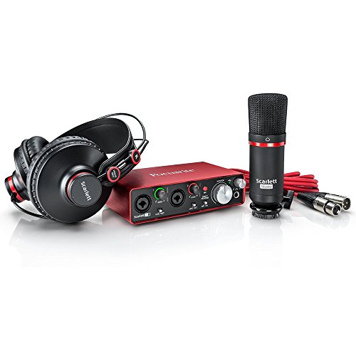 Focusrite Scarlett 2i2 Studio Pack & Recording Bundle