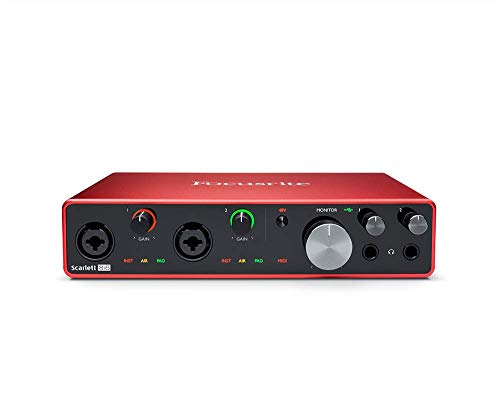 Focusrite SCARLETT Gen USB Audio Recording Interface+Studio Mic