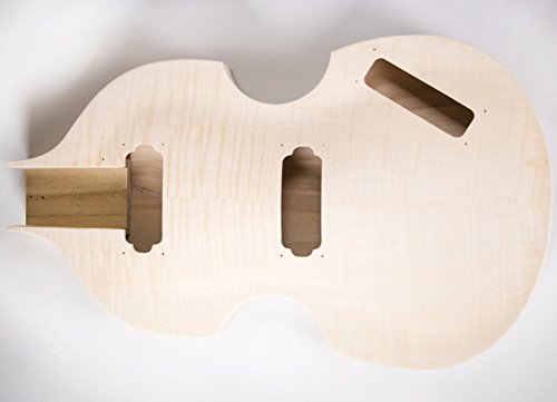 The FretWire DIY Electric Bass Guitar Kit - Violin Bass Build Your Own