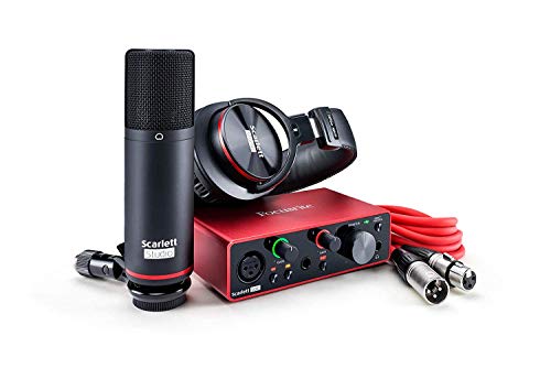 Focusrite Scarlett Solo Studio 3rd Gen USB Audio Interface and Recording Bundle