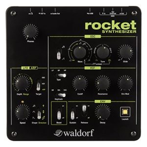 Waldorf Rocket Desktop Synthesizer with flexible oscillators, analog filters, and intuitive controls for sound design and performance. 