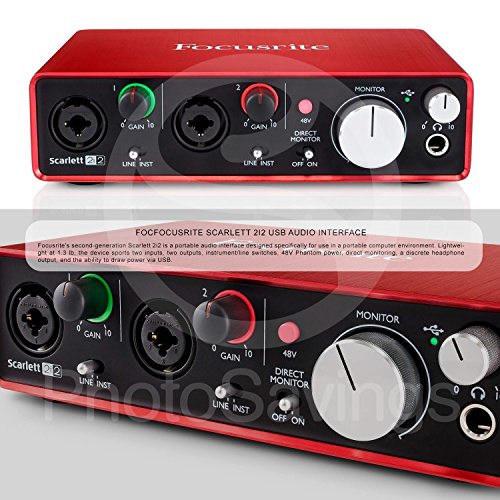 M-Audio Axiom AIR Mini 32 USB MIDI Keyboard with Focusrite Scarlett