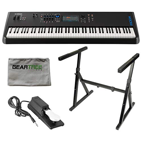 Yamaha 88-Key Weighted Synthesizer Keyboard w/Sustain Pedal