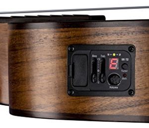 Luna KOA Tenor Ukulele with Built-in Preamp and FREE Gig Bag - Image 3