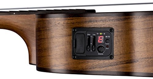 Luna KOA Tenor Ukulele with Built-in Preamp and FREE Gig Bag