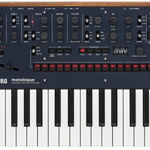 Korg Monologue Monophonic Analog Synthesizer - Blue Bundle - Image 2