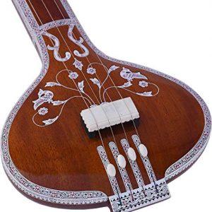 Tanpura, Tambura, Tanpuri, 4 Main String, Tun Wood, Beautiful Craft Work - Image 2