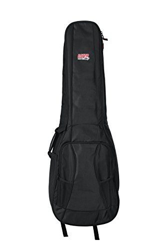 Gator Cases 4G Series Gig Bag For Two Bass Guitars with Adjustable Backpack Straps