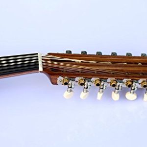 Turkish Professional Electric Oud – Handcrafted Walnut & Spruce String Instrument - Image 4