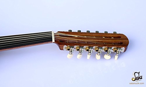 Turkish Professional Electric Oud – Handcrafted Walnut & Spruce String Instrument