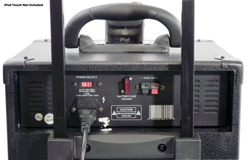 Pyle Wireless Portable PA Speaker System, Built-in Rechargeable Battery