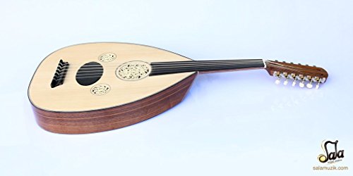 Turkish Professional Electric Oud – Handcrafted Walnut & Spruce String Instrument
