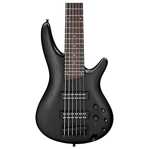 Ibanez 6-String Electric Bass Guitar Weathered Black