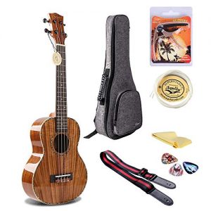 Naneki Tenor Ukulele Solid KOA 26 inch Ukelele Hawaiian ukeleles for Beginner