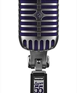 Shure Super 55 Deluxe Vocal Microphone: Iconic Chrome Design & Superior Sound for Performances - Image 4