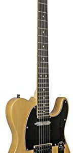 Vault GTLMN Ovangkol Fretboard Electric Guitar - Natural Bundle - Image 3