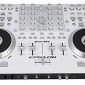 EPSILON QUADMIXWHITE 4 Deck USB Professional MIDI DJ Controller White