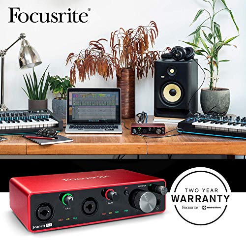 Focusrite Scarlett 4i4 USB Audio Interface (3rd Generation) + PreSonus