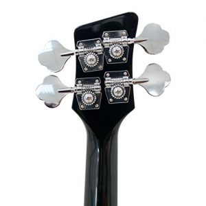 Orange O-Bass 4-String Electric Bass Guitar with Bag, Black - Image 4