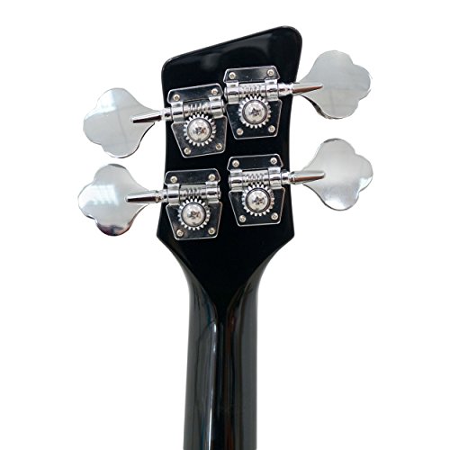 Orange O-Bass 4-String Electric Bass Guitar with Bag, Black