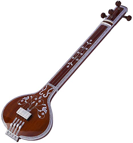 Tanpura, Tambura, Tanpuri, 4 Main String, Tun Wood, Beautiful Craft Work