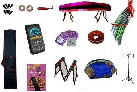 Sound of Mountain 21 String Black Sandalwood Guzheng Instrument