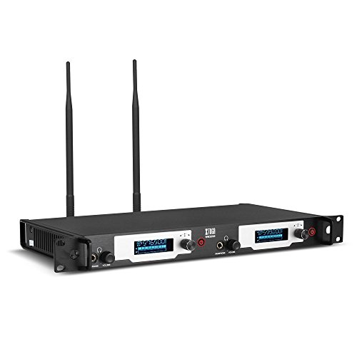 XTUGA Double Channel Wireless in-Ear Monitor System Metal Receiver