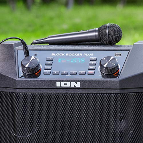 ION Audio Block Rocker Plus | 100W Portable Speaker, Battery Powered