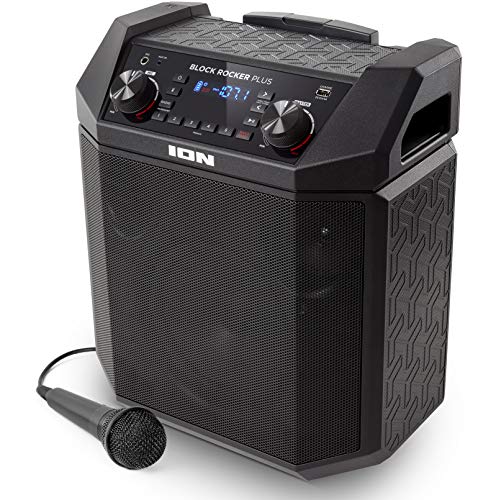 ION Audio Block Rocker Plus | 100W Portable Speaker, Battery Powered