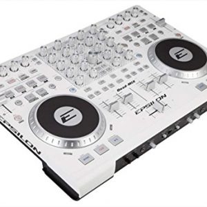 Epsilon Quad-Mix 4-Deck USB MIDI DJ Controller & Mixer – Ultimate DJ Performance in White - Image 3