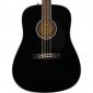 Fender 6 String Acoustic Guitar- Finish, Right, Black