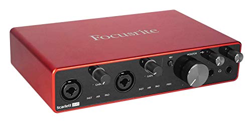 Focusrite SCARLETT Gen USB Audio Recording Interface+Studio Mic