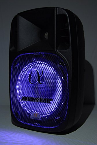 Alphasonik 12" Powered 2000W PRO DJ Amplified Loud Speaker Bluetooth