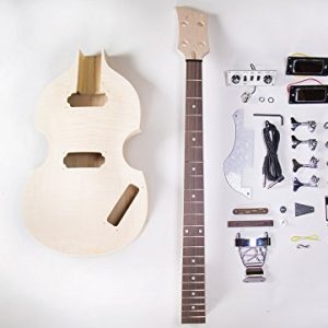 The FretWire DIY Electric Bass Guitar Kit - Violin Bass Build Your Own