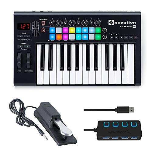 Novation Launchkey Keyboard Controller with Sustain Pedal