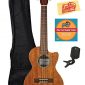 Cordoba 20TM Tenor Cutaway Acoustic-Electric Ukulele Bundle