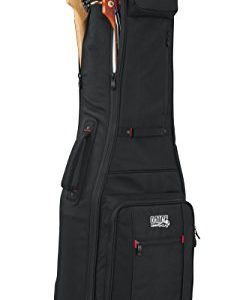 Gator Cases Pro-Go Ultimate Double Guitar Gig Bag; Holds (2) Bass Guitars