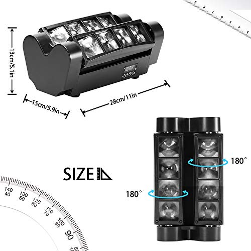 U'King LED Spider Light for DJ & Stage Shows | RGBW Lights & Stunning Effects