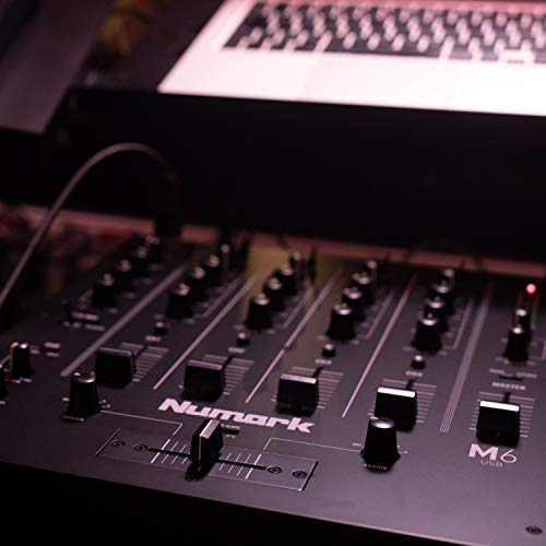 Numark M6 USB | 4-Channel DJ Mixer with On-Board Audio Interface