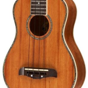 Oscar Schmidt OU5 Koa Concert Ukulele Bundle with Gig Bag, Tuner - Image 3