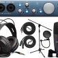 Presonus AudioBox iTwo Studio Audio Interface Full Studio Bundle