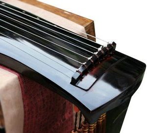 Exquisite Chinese 7 String Instrument Old Fir Wood