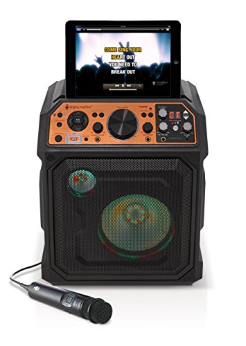 Singing Machine Studio All-In-One Karaoke System with Auto-Tune, Bluetooth & Rechargeable Battery