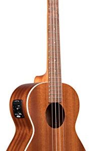 Kala Mahogany Tenor Acoustic-Electric Ukulele Bundle with Gig Bag - Image 2