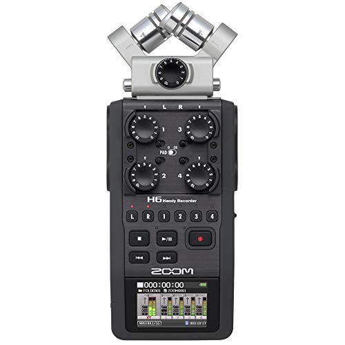 Zoom H6 Portable Recorder with Interchangeable Microphone System