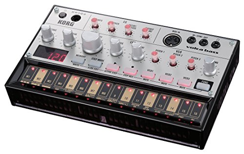 Korg Volca Bass Analogue Bass Machine Bundle with Power Supply
