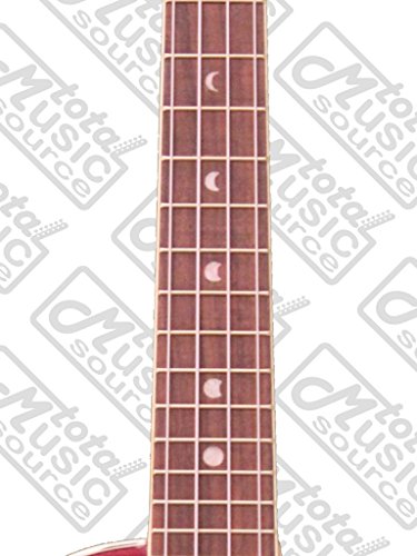 Luna Flora Series Floral Flamed Maple Concert Ukulele