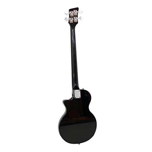 Orange O-Bass 4-String Electric Bass Guitar with Bag, Black