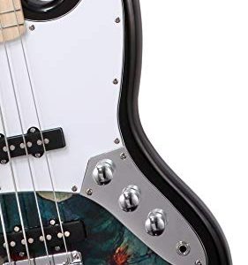 Electric Bass Guitar with Magical Graphic - Jazz Bass Type - Image 4